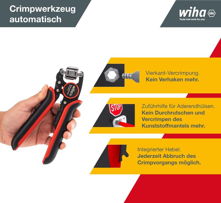 Actual product image Wiha Crimping tool (193 mm)