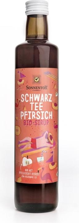 Produktbild Sonnentor Schwarztee-Pfirsich Sirup (1 x 50 cl)