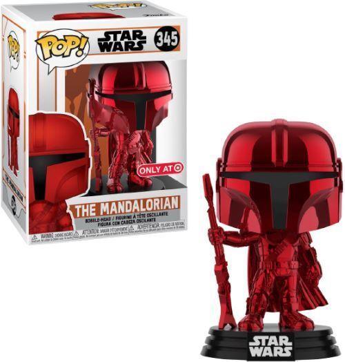 Actual product image Funko POP! The Mandalorian Beskar Armure de Corps Chrome Rouge Target