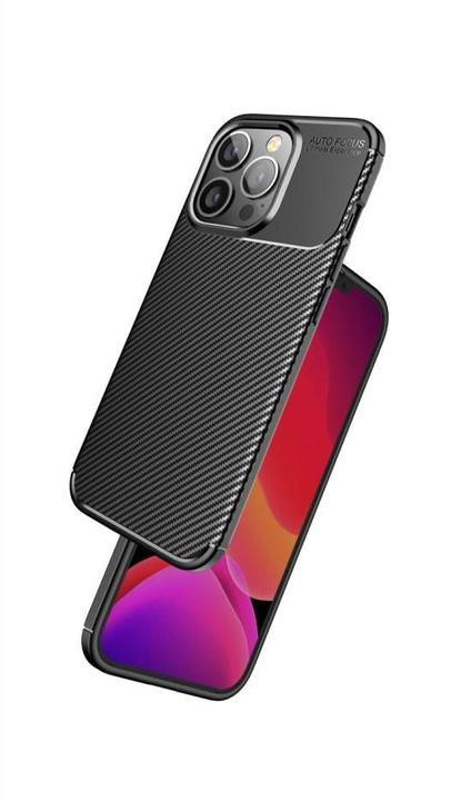 Produktbild OEM Back panel cover Case CARBON PREMIUM for IPHONE 11 Pro Max black (Apple iPhone 11 Pro Max)