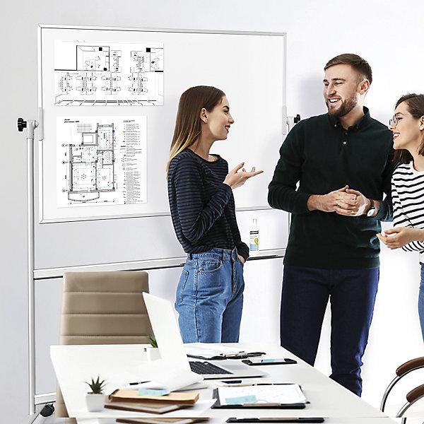 Actual product image Magnetoplan MAGNETOP. Mobile Design Whiteboard CC 1241190liert 2200x1200mm (220 x 120 cm)