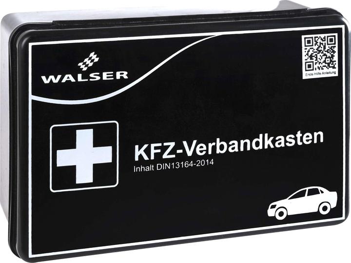 Walser KFZ Verbandskasten schwarz nach DIN 13164 (Verbandskasten)