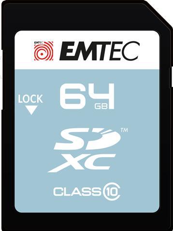 Image du produit Emtec Carte mémoire flash classique (64 Go, SDXC)