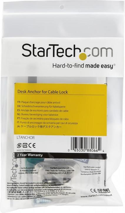 Actual product image StarTech .com Notebook Cable Anchor