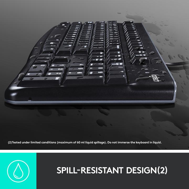 Actual product image Logitech Mk120 (CH, Cable)