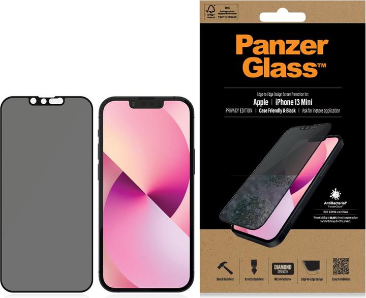 Actual product image PanzerGlass Privacy (1 Piece, Apple iPhone 13 mini)