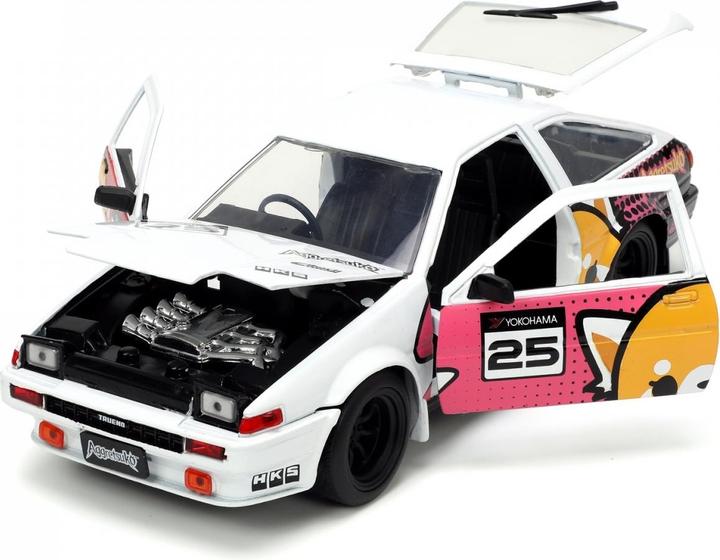 Immagine prodotto Jada Aggretsuko 1986 Toyota Trueno AE86 1:24