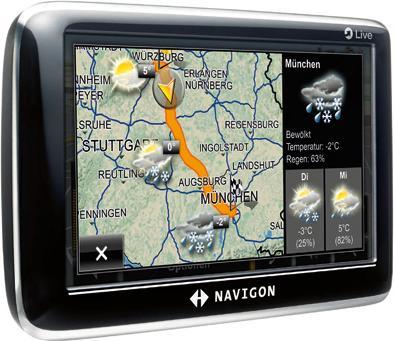 Produktbild Navigon 6350 LIVE, Bluetooth, TMC, Europakarten