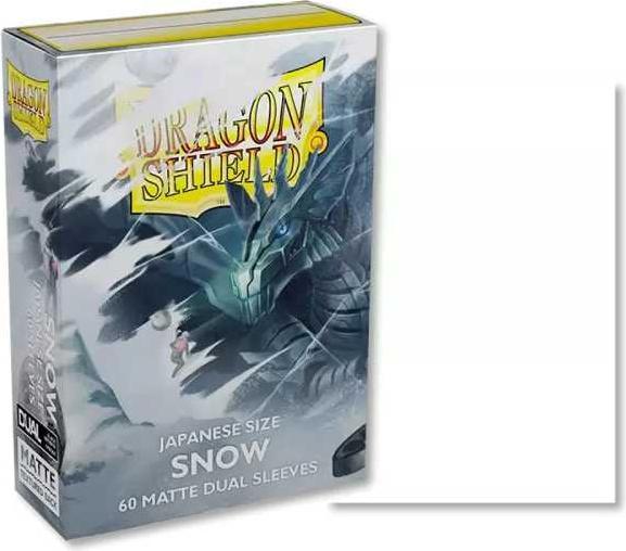 Produktbild Arcane Tinman ART15105 - Kunstvolle Kartenschutzhüllen, japanischer Grösse: Matt Dual - Snow (60 Stk)