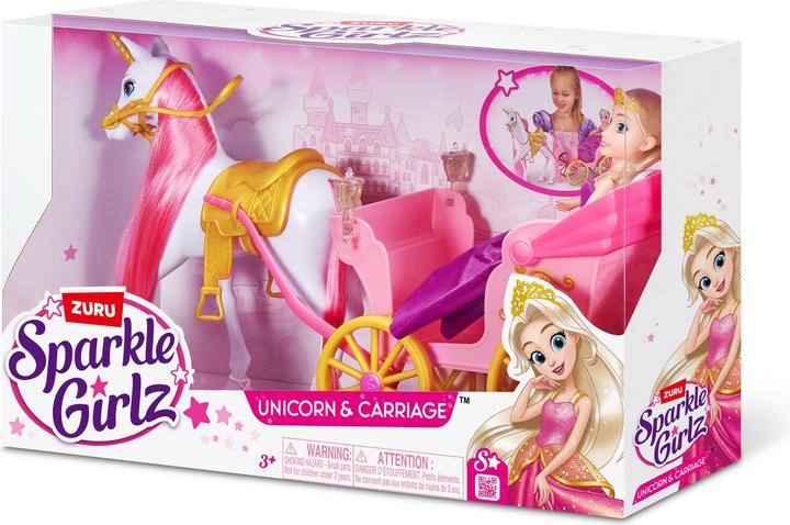 Actual product image Komelon SPARKLE GIRLZ playset royal horse carriage, 10068