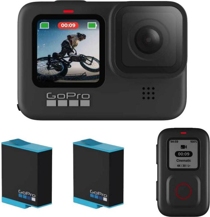 Productafbeelding GoPro HERO9 Black - Accessory Hard Bundle (Bluetooth, WiFi)