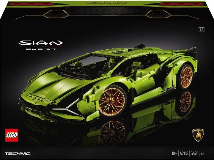 Produktbild LEGO Lamborghini Sián FKP 37 (42115, LEGO Technic, LEGO Seltene Sets)