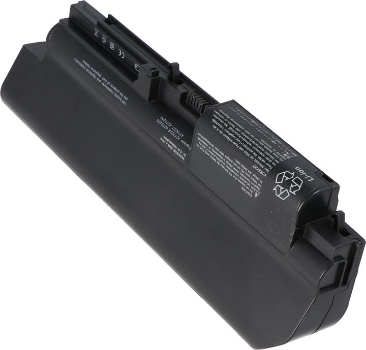Actual product image AccuCell Battery suitable for IBM/Lenovo ThinkPad R400 series, Li-Ion, 10.8V, 7800mAh, 84.2Wh, black (7800 mAh)