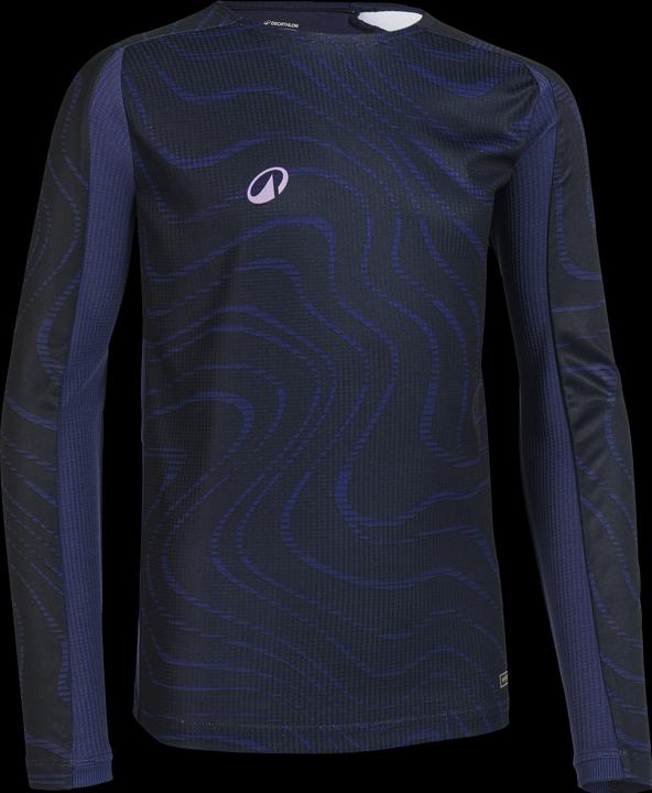 Actual product image Kipsta Kinder Fussball Trikot langarm - Viralto Topo Lines blau (12XL)