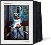 Immagine prodotto Daiber 1x125 passepartout senza fine 13x18 lino pennellata (13 x 18 cm)