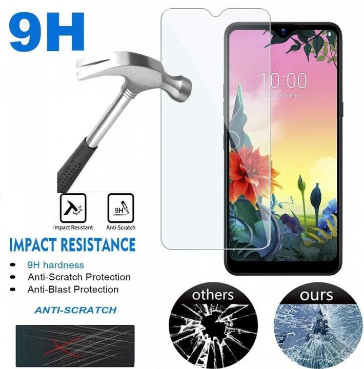 Actual product image Screenguard LG K50S bulletproof glass protective film Case Friendly Design (1 Piece, K50s)