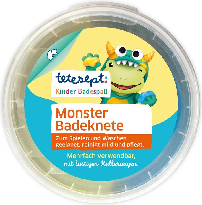 Actual product image Tetesept Children Monster Bathing Clay (333 ml, Bath salts)