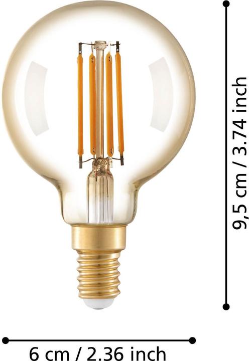 Image du produit EGLO Sources lumineuses LED (E14, 4 W, 350 lm, 1 x, F)