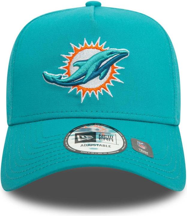Actual product image New Era E-Frame Trucker Cap - NFL Miami Dolphins Aqua