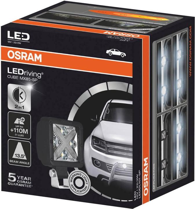 Actual product image Osram LEDriving® CUBE MX85-SP