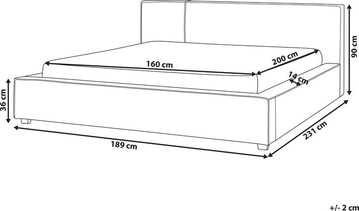 Actual product image Beliani Mirande (160 x 200 cm)
