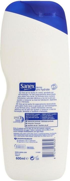 Actual product image Sanex Moisturizing Shower Gel 600ml (600 ml)