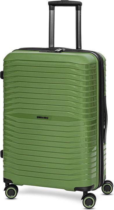 Actual product image Stratic Shine 4-wheel trolley 65 cm with expansion fold (69 l, M (50 - 90l))