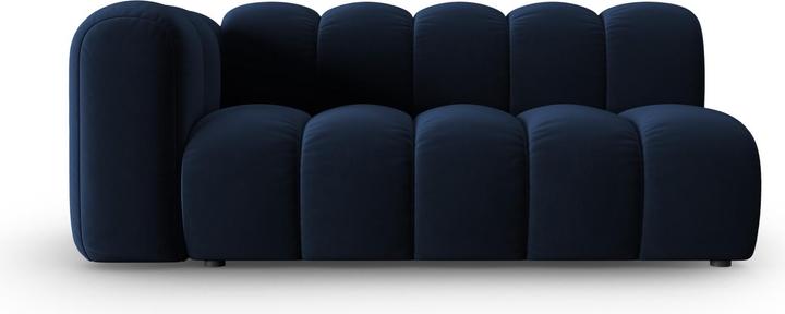 Actual product image Micadoni Velvet Left Modular Sofa, "Lupine", 3 Seats, 175x95x70Made in Europe (2 person sofa, 3-seater, 4-seater)