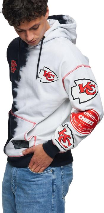 Immagine prodotto Recovered Felpa con cappuccio in pile Re:covered - INK DYE Kansas City Chiefs - XXL (XXL)