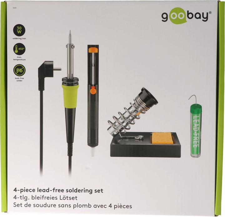 Produktbild FixPoint Lötkolben 30 Watt mit Ständer mit GS und CE Zulassung