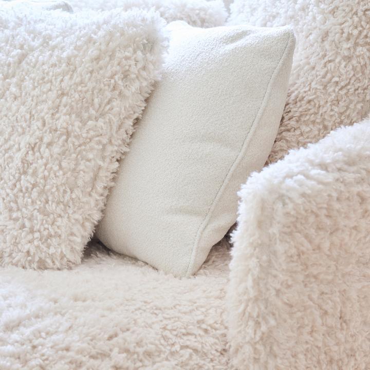 Produktbild Rivièra Maison Carmin Daybed with 3 Pillows, poodle weave, white lion