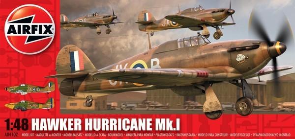 Produktbild Airfix Bausatz Hawker Hurricane Mk.1 1:48