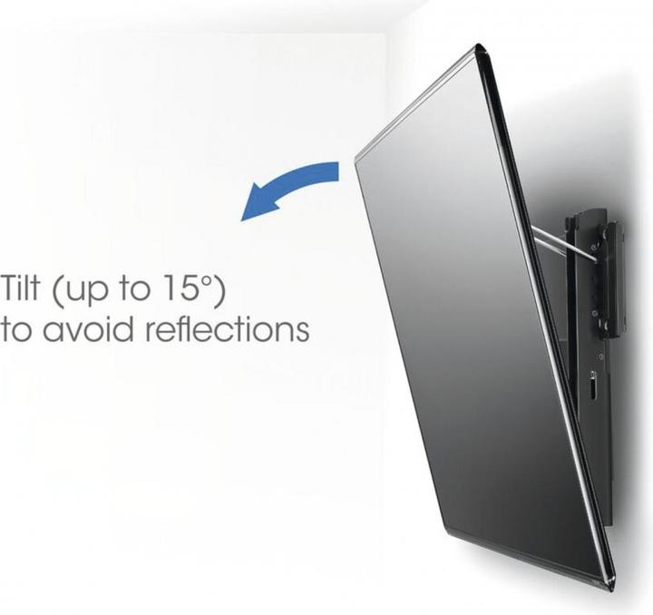Image du produit Physix PHW-200L, support mural inclinable pour téléviseurs jusqu'à 50". (Mur, 50", 45 kg)