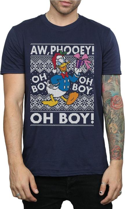 Produktbild Disney Donald Duck Christmas Fair Isle TShirt (S)