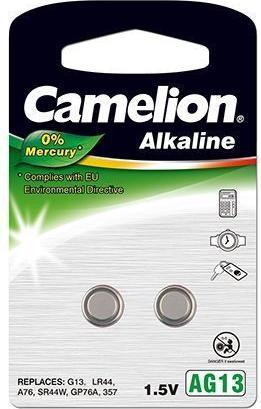 Image du produit Camelion Alcaline (2 pcs, LR44, 158 mAh)