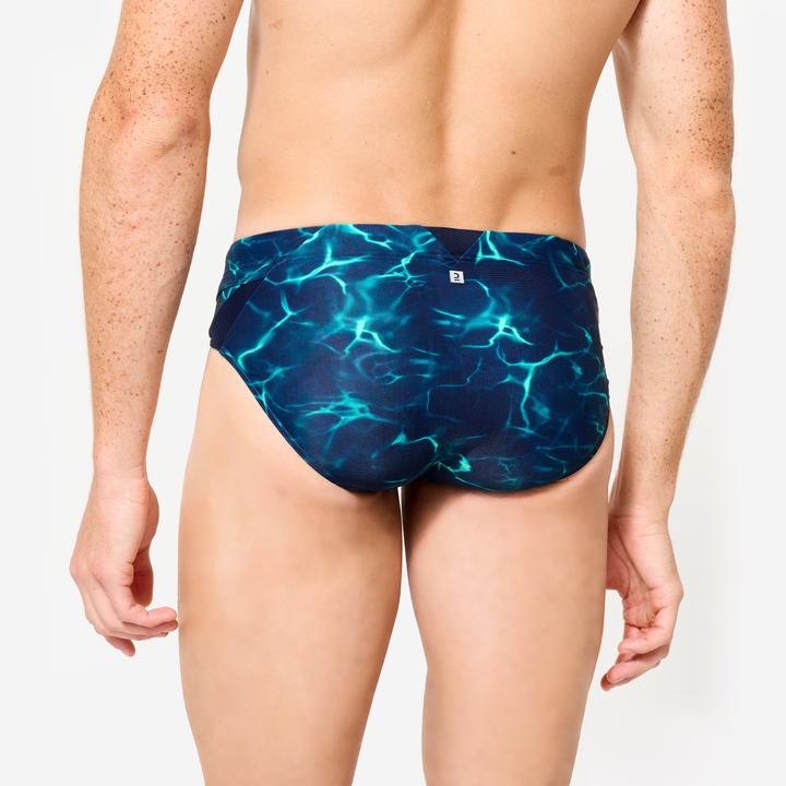 Actual product image Nabaiji Badehose Slip Herren - 900 Tiare blau/grün (XL)