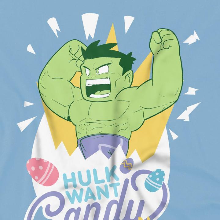 Immagine prodotto Hulk Want Candy Maglietta Pasqua Bambini (128)