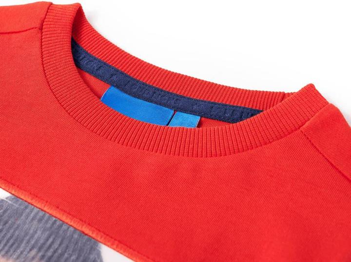 Immagine prodotto VidaXL Camicia da bambino a maniche lunghe rosso 92,Materiale: 100 % cotone,Colore (92)