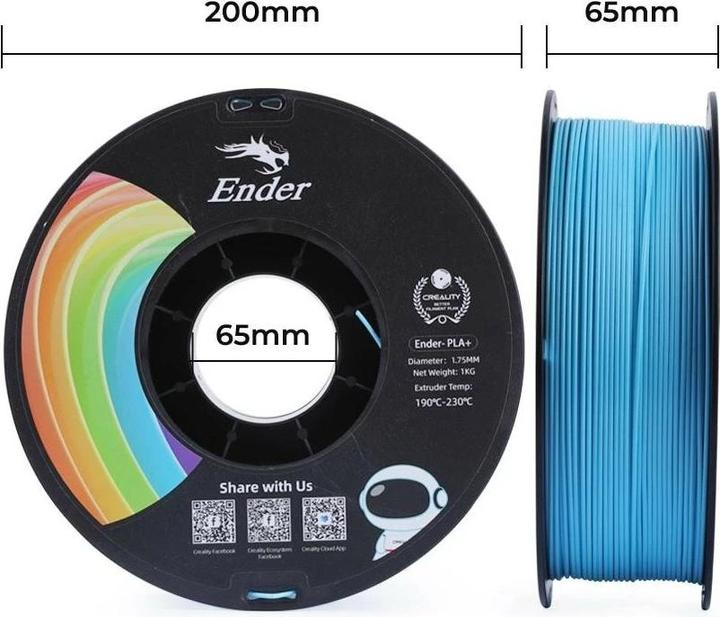 Actual product image Creality Ender (PLA, 1.75 mm, 1000 g, Blue)