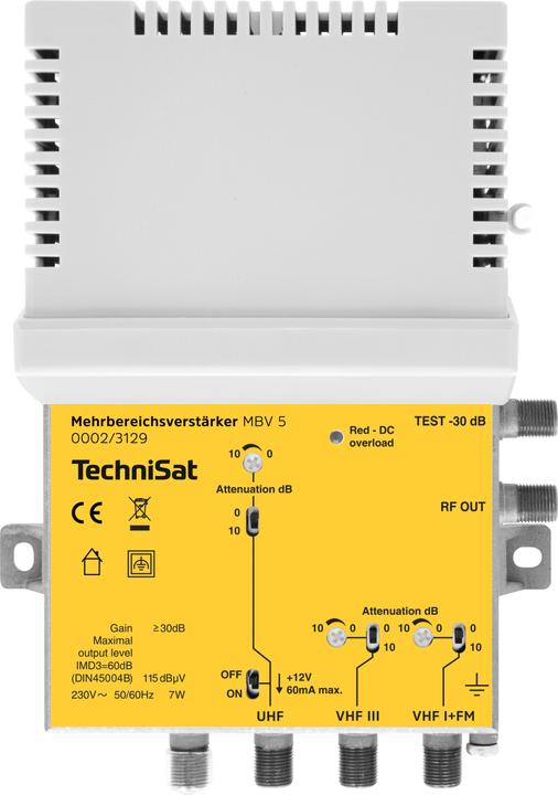 Immagine prodotto TechniSat Amplificatore/connettore MBV 5 RV (Amplificatore)