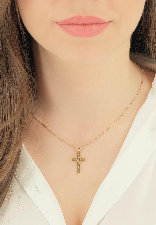 Image du produit Muau Croix (Or jaune 750, 18K)