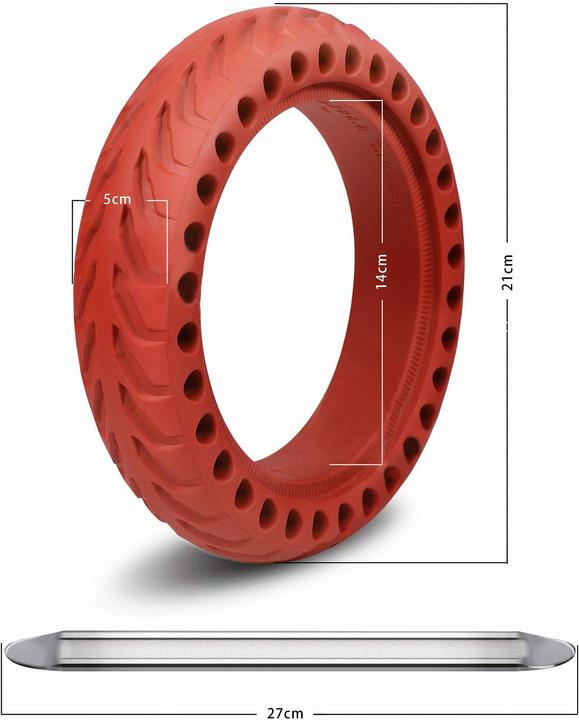 Anseni Ersatzreifen für Xiaomi M365 (2 Stück)