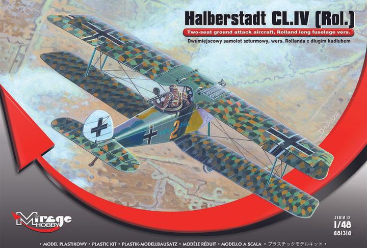 Actual product image Mirage Hobby Halberstadt CL.IV(Rol)Twi-seat ground su