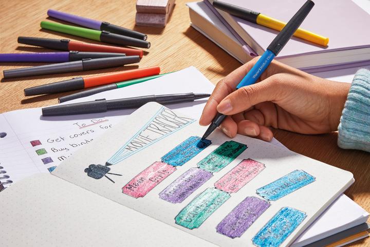 Image du produit Paper Mate Feutre Flair 6 pièces METALLIC M (Multicolore, 6 x)