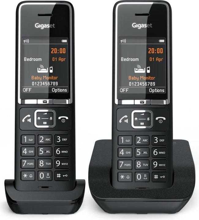 Produktbild Gigaset COMFORT 550 DUO ZWART