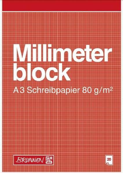 Produktbild Millimeterblock DIN A3 Millimeter (A3, Kariert)