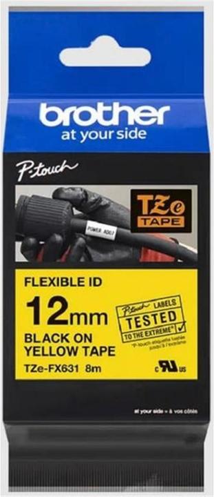 Image du produit Brother Tze-Fx631 (1.20 cm, Jaune)