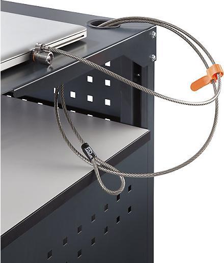 Produktbild eurokraft basic Laptopwagen (50.40 cm, 118.40 cm)