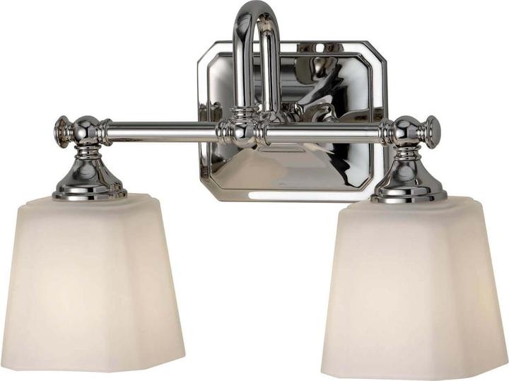 Actual product image Elstead Lighting Concord LED wall light G9 2-gang polished chrome IP44 (640 lm, G9)