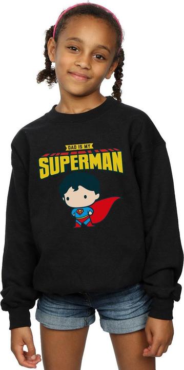 Produktbild Superman My Dad Is My Hero Sweatshirt Mädchen (140, 146)